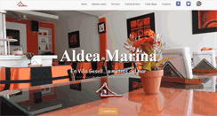 Desktop Screenshot of hotelaldeamarina.com.ar